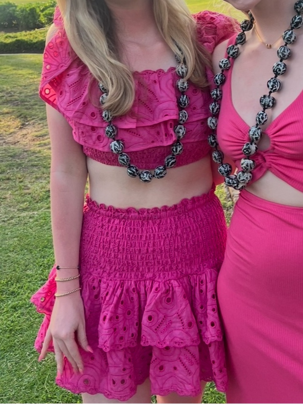 Dear Hannah hot pink set